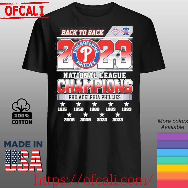 phillies national league champions shirt