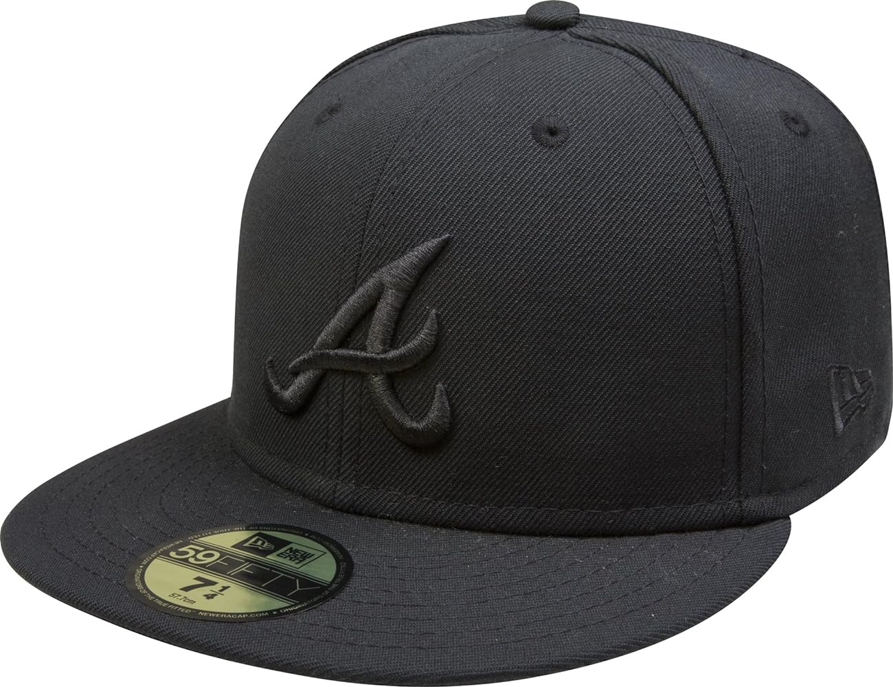 new era black fitted hat