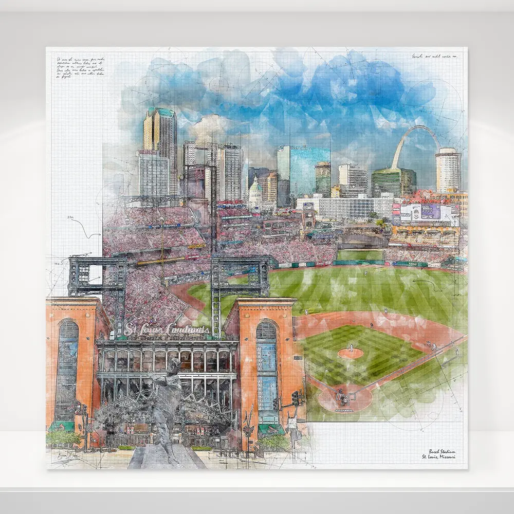 artwork st louis cardinals art
