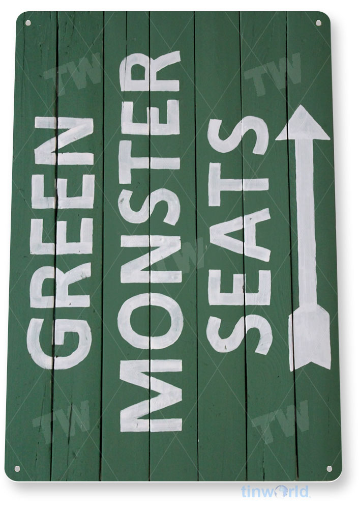 green monster seats sign