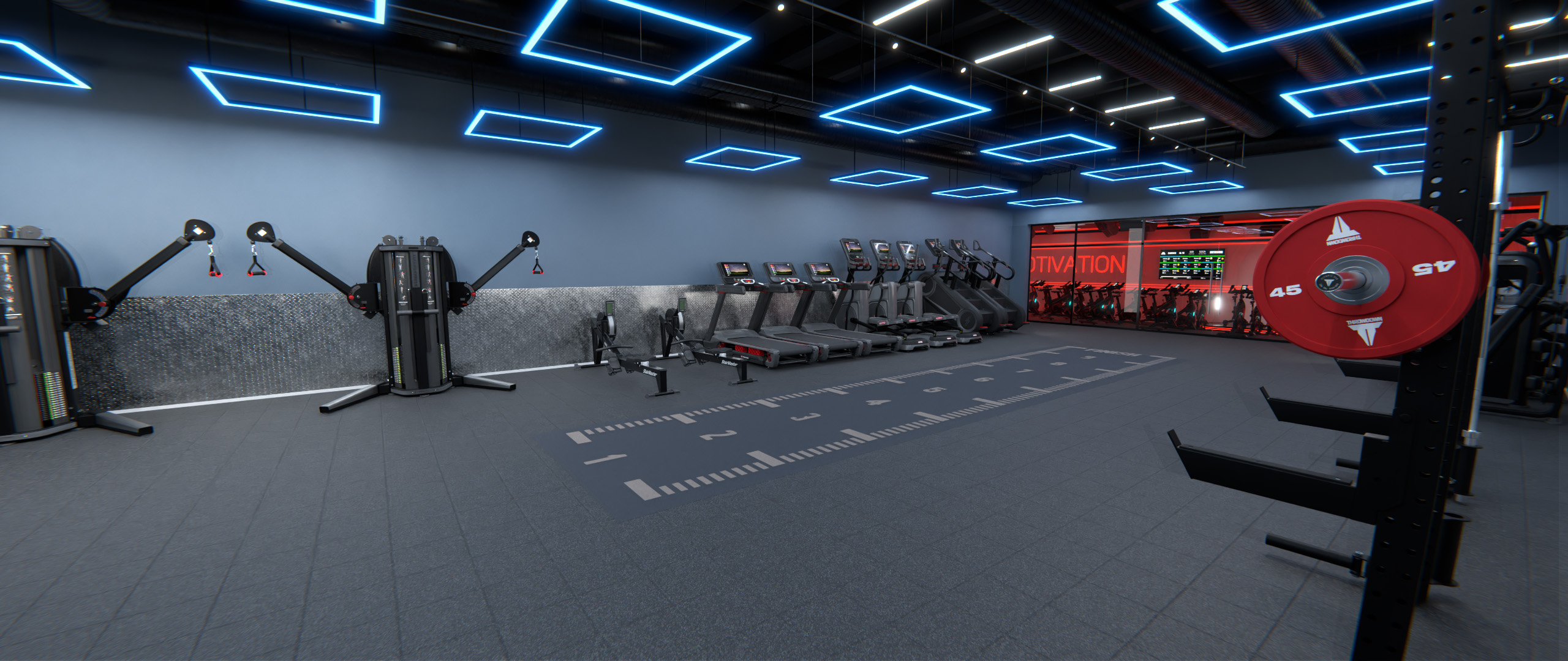 strength and conditioning gym layout