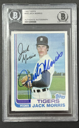 jack morris baseball card